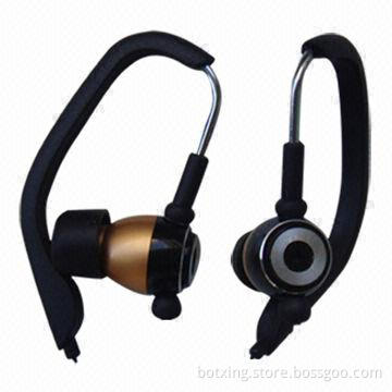 New Fashionable Design Hang-ear Earphones with 20 to 20,000Hz Frequency Response
